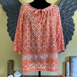 Jessica Front Tie Blouse